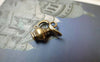Accessories - Bronze Teapot Charms Wine Pot  Pendant 13x14m Set Of 10 Pcs A6468