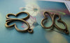 Accessories - Butterfly Frame Antque Bronze Filigree Charms 16x18mm Set Of 10 Pcs A758