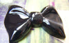 Accessories - Cabochon Bow Tie Black Bowtie Knot Resin Cameo  43x59mm Set Of 10 Pcs A2993