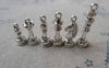 Accessories - Chess Set Pendant Antique Silver Charms King Queen Bishop Knight Rook Pawn PICK STYLE BELOW