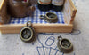 Accessories - Dog Food Bowl Antique Bronze Charms 11x15mm Set Of 10 Pcs A1195