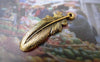 Accessories - Feather Charms Antiqued Gold Bird Wings 10x28mm Set Of 30 Pcs A7367