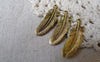 Accessories - Feather Charms Antiqued Gold Bird Wings 10x28mm Set Of 30 Pcs A7367