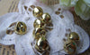 Accessories - Gold Bells Jingle Bells Charms  9mm Set Of 10 A3851