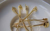 Accessories - Gold Bobby Pin Wavy Hair Clips Accessories 44mm Set Of 50 Pcs A2964