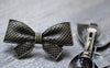 Accessories - Hair Bow Barrettes Antique Bronze Bowtie Hair Clips 35x59mm Set Of 6 Pcs A7759