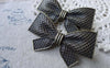 Accessories - Hair Bow Barrettes Antique Bronze Bowtie Hair Clips 35x59mm Set Of 6 Pcs A7759