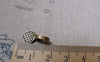 Accessories - Heart Bail Antique Bronze Charms 9x19mm Set Of 30 Pcs A6089