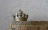 Accessories - Heart Crown Charms Antique Bronze Pendants 6x17mm Set Of 30 Pcs A7823