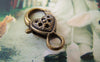 Accessories - Heart Lobster Clasps Antiqued Bronze Clasps 12x25mm Set Of 10 Pcs A5255