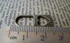 Accessories - Heart Lock Charms Antique Bronze Supplies 12x25mm Set Of 10 Pcs  A2813
