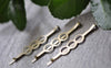 Accessories - Infinity Bobby Pin Antique Bronze Wired Figure 8 Hair Clips 45mm Set Of 10 Pcs A7889