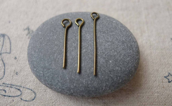 Accessories - Iron Eye Pins Antique Bronze Finish Various Sizes Available Set Of 200 Pcs