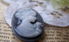 Accessories - Lady Cameo Cabochon Resin Black Size 22x30mm Set Of 10 Pcs A4051
