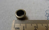 Accessories - Large Hole Beads Antique Bronze Spacer Tubes 7.5x10mm Set Of 20 Pcs A6643