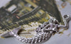 Accessories - Large Sea Siren Connectors Antique Silver Mermaid Nautical Ocean Fairy Pendants 32x76mm Set Of 6 A7877