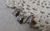 Accessories - Leaf Bail Antique Silver Necklace Jewelry Components Charms 6x14mm Set Of 30 A7257