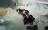 Accessories - Leaping Frog Antique Bronze Charms 12x20mm Set Of 10 Pcs A666