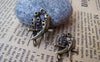 Accessories - Love Birds On Branch Antique Bronze Charms Parrots Pendants 16x21mm Set Of 30 Pcs A283