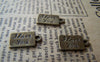 Accessories - Love Tag Antique Bronze Rectangle Valentine Charms 9x16mm Set Of 20 Pcs A3342