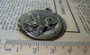 Accessories - Moon Goddess Pendant Antique Bronze Round Fairy Medallion 38mm Set Of 5 A1614