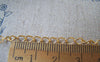 Accessories - Non Tarnish 16K Gold Curb Chain Link Size 3.1mm Set Of 16ft(5m) A4549