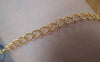 Accessories - Non Tarnish 16K Gold Curb Chain Link Size 3.1mm Set Of 16ft(5m) A4549