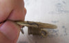 Keys & Locks - 1 PC Antique Bronze 10 Loops Swivel Lobster Clasp Keyring A4651
