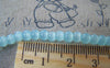 Accessories - One Strand Acid Blue Crystal Glass Round Beads (85 Pcs) 4mm A5344