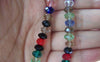 Accessories - One Strand Of Faceted Rondelle Crystal Glass Beads Mixed Color 6x8mm A3898