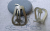 Accessories - Pear Bobby Pin Antique Bronze Hair Pinch Clips 20x30mm Set Of 10 Pcs A7548