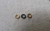 Accessories - Raw Brass Matte Gold Matte Black OD Jump Rings Size 4mm 22gauge