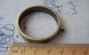Accessories - Ring Pendants Round Bronze Circle 39mm Set Of 4 Pcs A3592