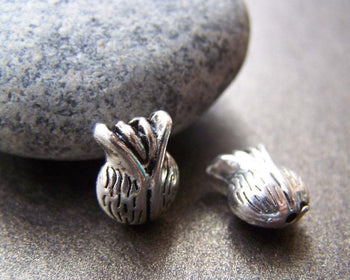 Accessories - Rondelle Onion Beads Antique Silver  Spacer Beads 9x11mm Set Of 20 Pcs A1083