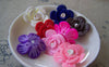 Accessories - Rose Flower Beads Polymer Clay Assorted Color 24mm Set Of 10 Pcs A2322