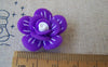 Accessories - Rose Flower Beads Polymer Clay Assorted Color 24mm Set Of 10 Pcs A2322