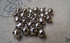 Accessories - Round Bells Silvery Gray Nickel Tone 6mm Set Of 100 Pcs A2777