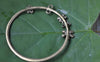 Accessories - Round Chandelier Earring Connector Pendants Antique Bronze Flower Hoops 45mm A7899