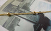 Accessories - Satellite Chain Anti Tarnish 16K Gold Bead Ball Curb Chain 1.2mm Set Of 16ft(5m) A7140