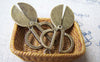 Accessories - Sewing Scissors,Antique Bronze Wide Blade Charms 20x36mm Set Of 10 Pcs A1718