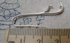 Accessories - Silver Earring Hooks Pinch Bail Earwire 35mm Set Of 10 Pcs A6597