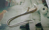 Accessories - Silver Earring Hooks Pinch Bail Earwire 35mm Set Of 10 Pcs A6597