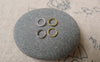 Accessories - Silver Gold Gunmetal Jump Rings Size 5mm 25gauge Various Color Available
