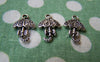 Accessories - Silver Umbrella Charms Flat BowTie Tibetan Silver  11.5x19mm Set Of 10 Pcs A889
