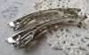 Accessories - Silvery Gray French Clip Barrettes Hair Clips Accessories 10x83mm Set Of 10 A6657