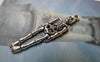 Accessories - Skeleton Charms Antique Silver Halloween Punk Pendant 9x38mm Set Of 10 Pcs A6040