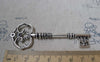 Accessories - Skeleton Key Pendants Antique Silvre Huge Key Charms  31x83mm Set Of 5 Pcs A7843