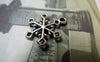 Accessories - Snowflake Charms Antique Silver Pendants 15x16mm Set Of 20 Pcs  A6435