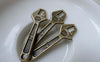 Accessories - Spanner Wrench Tool Charms Antique Bronze Pendants 13x39mm Set Of 20 Pcs A7825