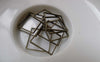 Accessories - Square Rings Antique Bronze Seamless Frame 14mm Set Of 50 Pcs A6282